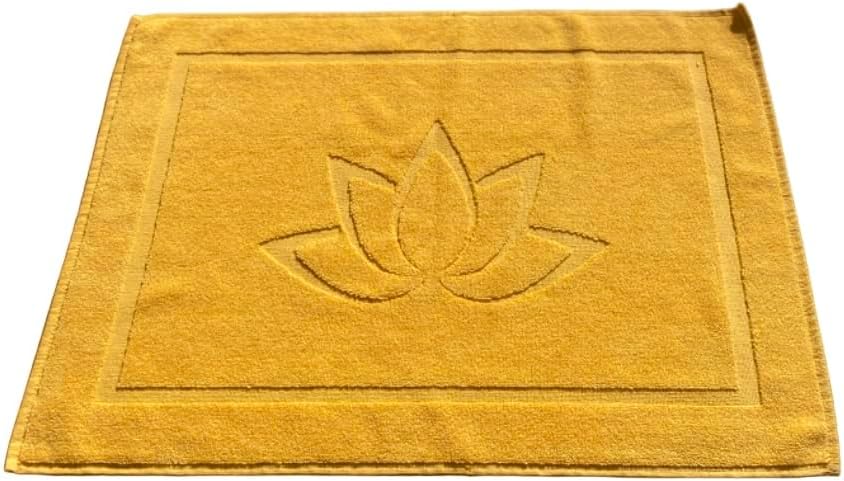 Toalla de baño con estampado de flores de loto, toalla para pies después de la ducha, toalla de yoga, 100% algodón, gruesa y absorbente, lavable, disponible en Yaxa Venezuela