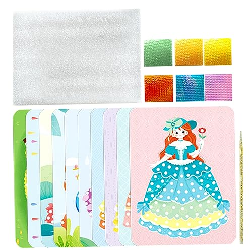 Activité manuelle éducative et kit créatif de peinture à perforer Operitacx multicolore