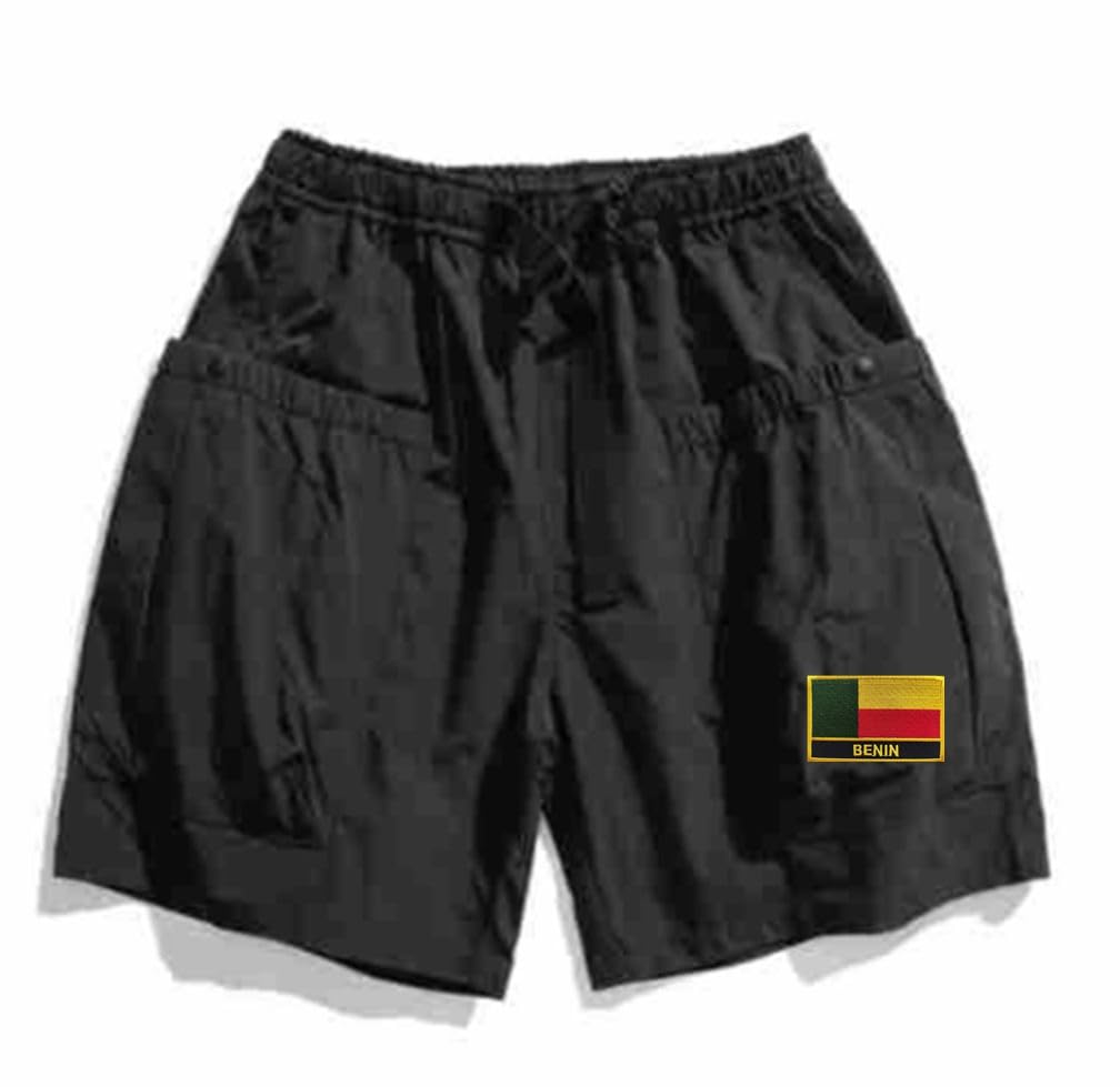 Drapeaux nationaux du Bénin, insigne patch brodé à coudre en fer