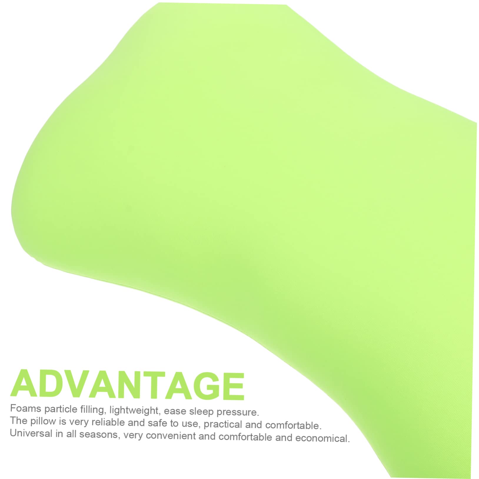 Almohada Portátil para Acampar Ergonómica y Cómoda Diseño de Hueso, Fabricada en Poliéster Elástico y Partículas de Espuma, Adecuado para Camping Estaciones