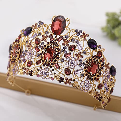 Corona de boda que no pesa: soluciona tu peinado nupcial con esta tiara de cristal cómoda 4