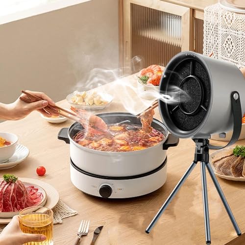 Generic Mini exaustor doméstico portátil, exaustor silencioso de operação, filtro lavável, exaustor