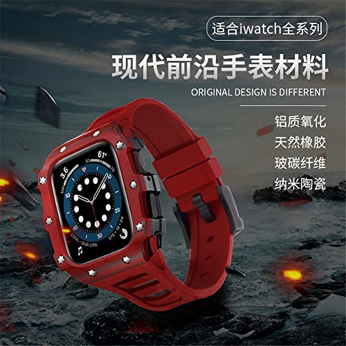 Kit boîtier de modification pour Apple Watch robuste bracelet métallique antichoc iWatch