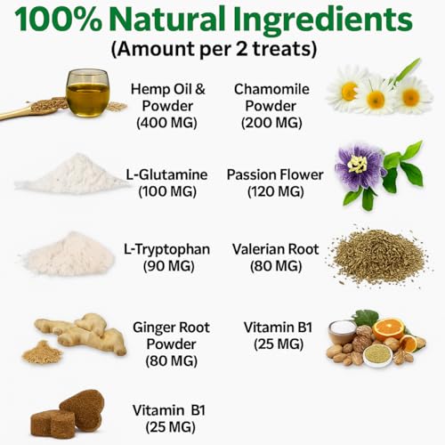 Calming Dog Treats,Dog Calming Tablets That Work,120 Anxiety Relief Chews for Dogs ,Naturally Relieves Stress, Barking, And Hyperactivity, Helping Pets Stay Calm During Fireworks And Thunderstorms. - Image 4