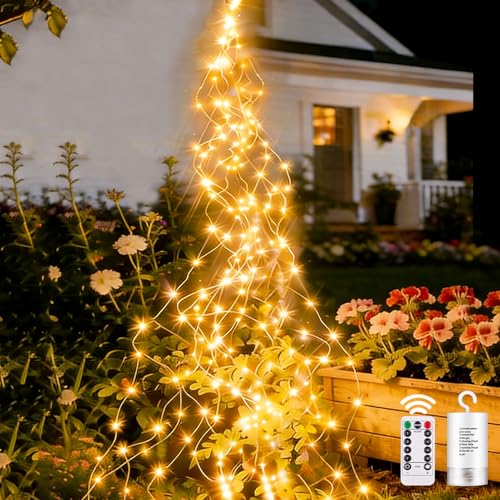 yowin Lichterkette Klein 1M 100 LED Lichterschweif mit Batterie...