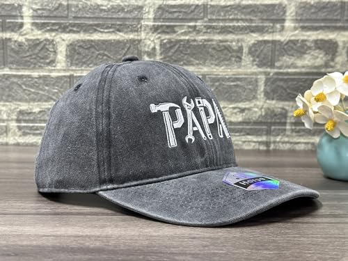 Image of Embroidered Adjustable Baseball Hat for Men Women, Washed Cotton | Premium Embroidery Design, Adjustable Metal Buckle Closure, Simple Lifestyle Wear