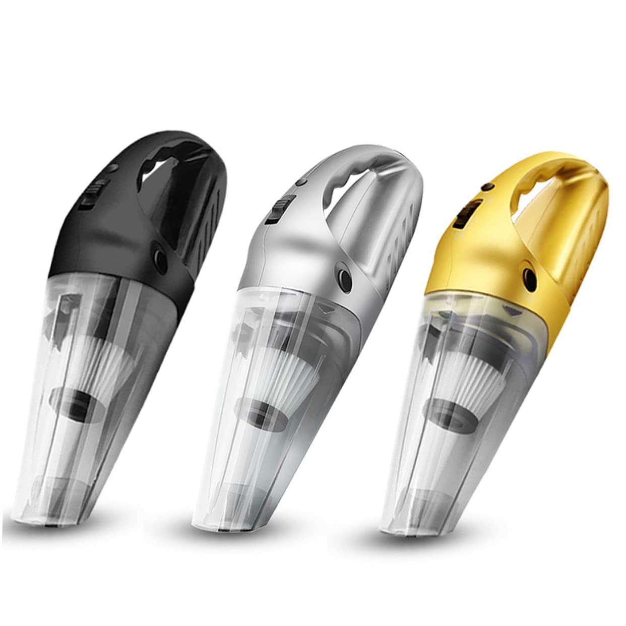 MAGICLULU Aspirador De Coche Potente Miniaspiradora Portátil Mano para Coche Seco y Húmedo Carga USB