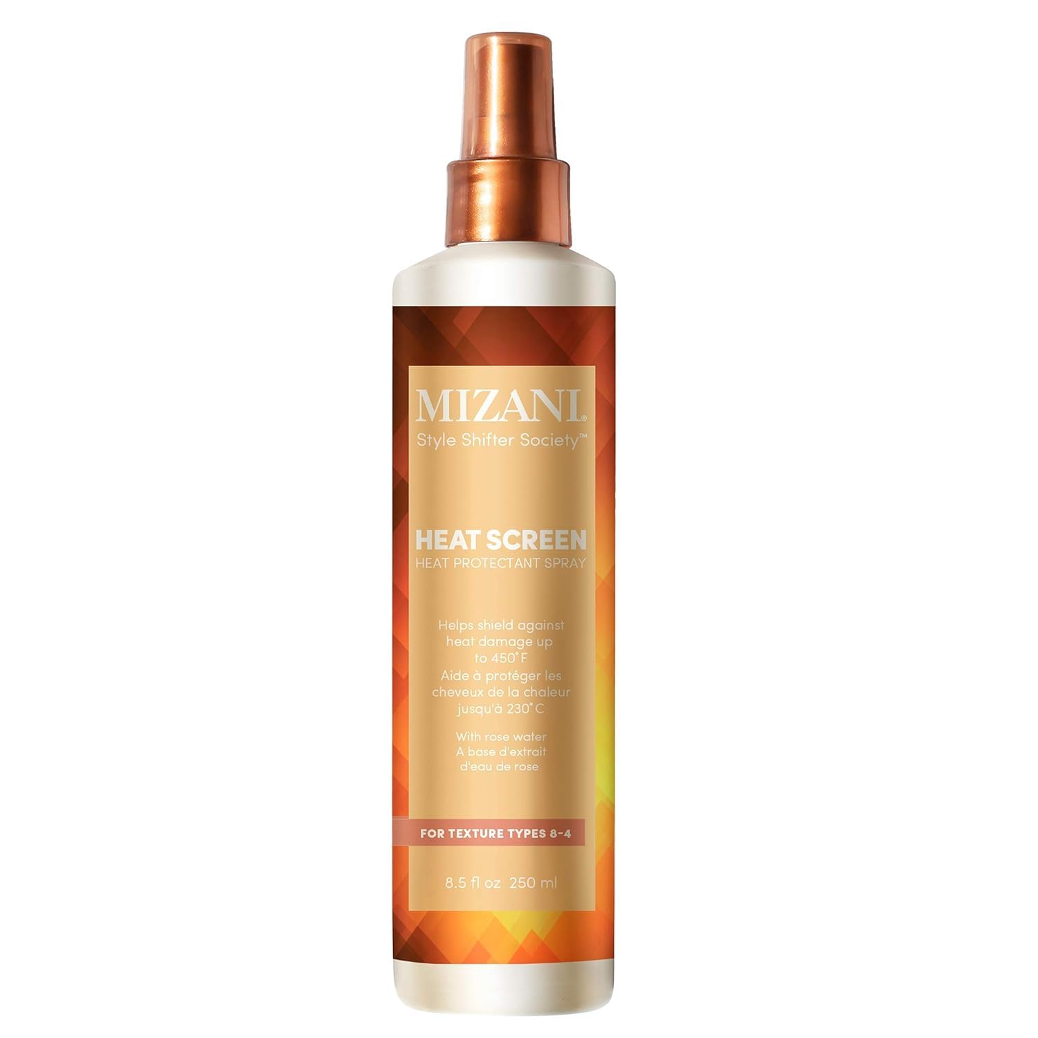 Mizani Style Shifter Society Heat Screen Heat Protectant Spray – Anti-Frizz & Glossy Shiny Finish For Textured, Curly and Coily Hair Mizani Style Shifter Society Heat Screen Heat Protectant Spray – Anti-Frizz & Glossy Shiny Finish For Textured, Curly and Coily Hair