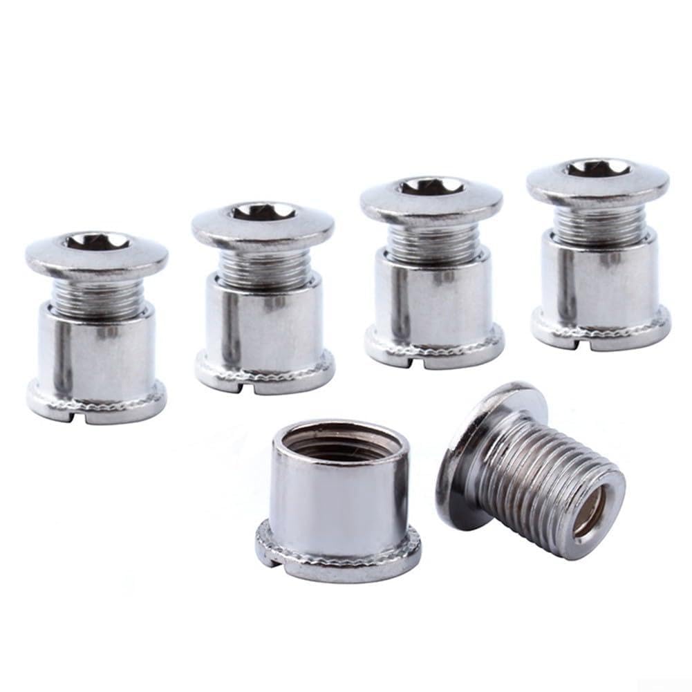 Lot De 5 Vis De Plateau De Vélo En Acier Inoxydable Pour