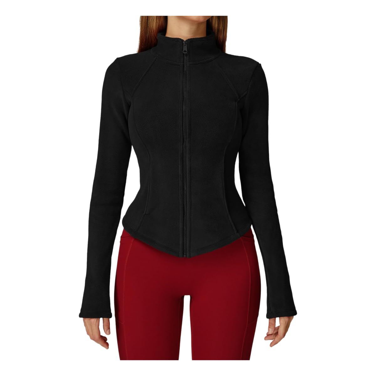 Chaqueta de yoga para mujer ideal para el frío exterior en invierno