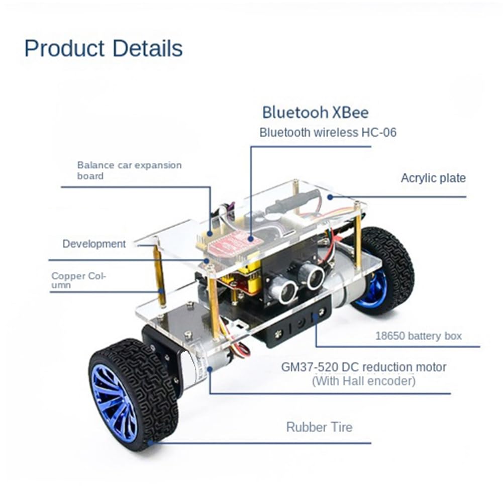Programowanie Smart Robot Bluetooth Auto Smart Robot Kit części zamienne akcesoria elektroniczny zestaw do montażu pilota zdalnego sterowania DIY zestaw do nauki