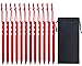 WIFUN 12 Stück Zeltheringe, Dreieckige Sägezahn Heavy Duty Zeltheringe Aluminiumlegierung Rot Camping Zeltpfahl Nagel mit reflektierendem Seil für Camping, Outdoor, Strand und Wandern… Camping Zelt günstig Kaufen-WIFUN 12 Stück Zeltheringe, Dreieckige Sägezahn Heavy Duty Zeltheringe Aluminiumlegierung Rot Camping Zeltpfahl Nagel mit reflektierendem Seil für Camping, Outdoor, Strand und Wandern…