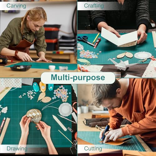 Prime Vinyl Cutting Mat, 23" x 35" Large Self Healing Sewing Mat, 5-Ply Heavy Cut Board, Rotary Cutting Mat for Crafts, Sewing Supplies and Quilting Tools. by Prime Vinyl - Image 5