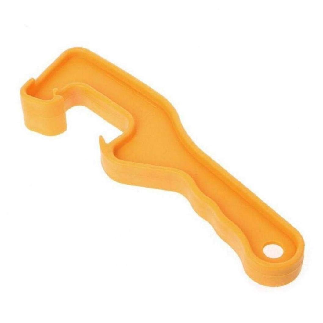 Lankater Yellow Bucket Lid Opener Gallon Paint Can Opener Tool Pail Lid Lifter Bucket Lid Remover Bucket Opener Tool