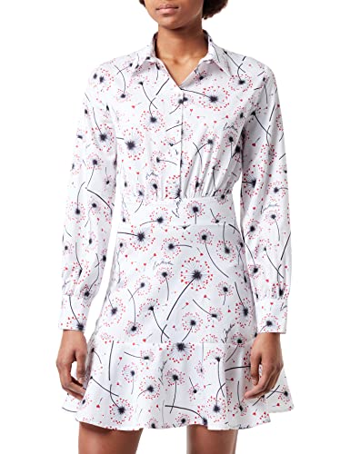 Vestito Love Moschino Shirt Dress Vestito, Dandelion F.BCO, 50 Donna