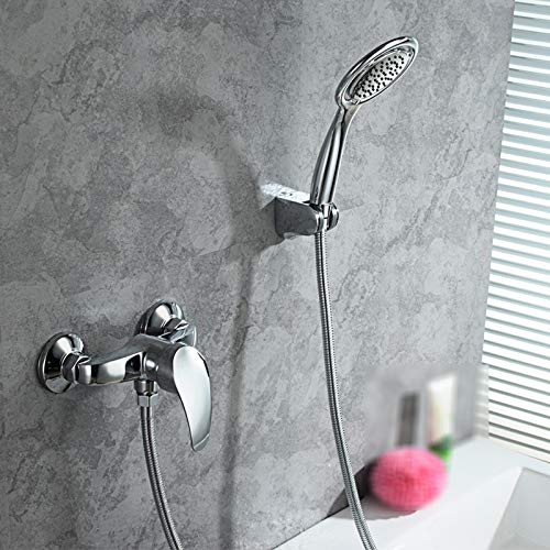 Robinet de remplissage de baignoire à poignée unique avec douche - 5