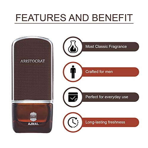 Ajmal Aristocrat EDP Citrus Woody Perfume 75ml for Men and Blu Homme Deodorant Aquatic Woody Fragrance 200ml for Men+ - Image 5