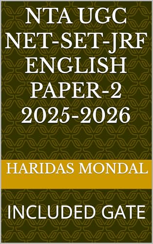 NTA UGC NET-SET-JRF ENGLISH PAPER-2 2025-2026: INCLUDED GATE