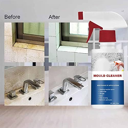 Mildew Cleaner Foam, Mildew Spray, Powerful Multi-purpose Foam Cleaner, Suitable for Kitchen and Bathroom Areas (2PCS)