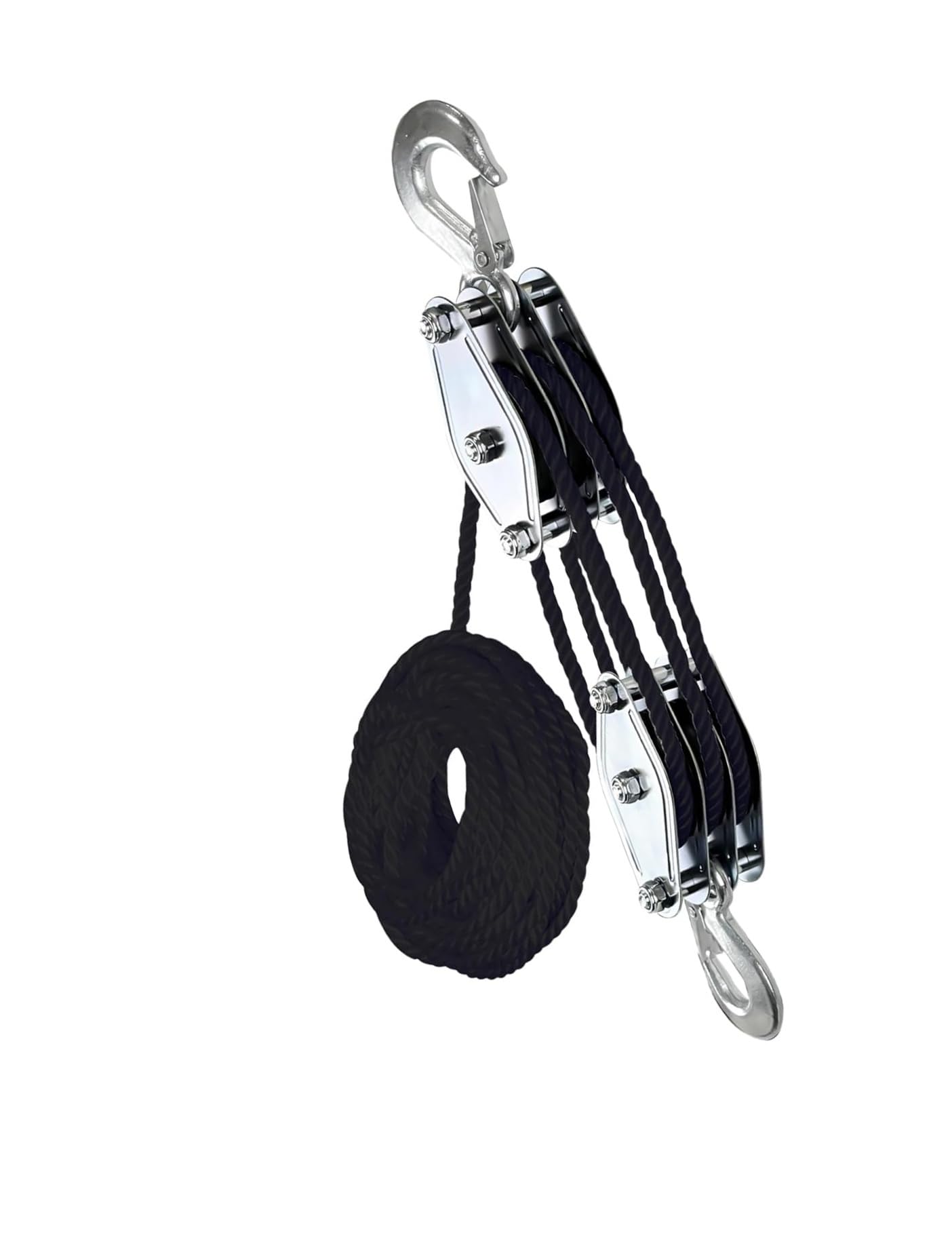 Pulleys 2200 lbs Breaking Strength 50 Feet Disc System,Manual Lift