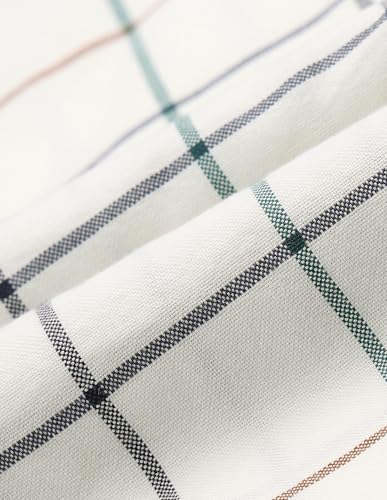 Image of Regular fit Windowpane Checks Cotton Long Sleeves Casual Shirts
