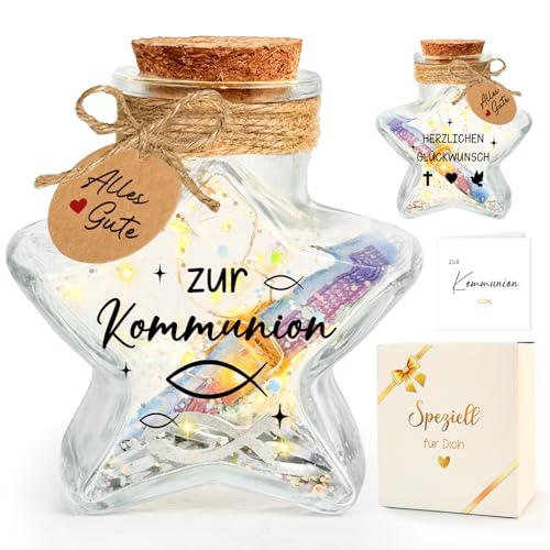 Leboria Kommunion & Erstkommunion Geschenke für Mädchen Jungen als Geldgeschenk Tischdeko zur Kommunion Deko Geschenke zur Erstkommunion Mädchen Junge