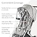 UPPAbaby Minu and Minu V2 Rain Shield/Waterproof and Windproof Coverage/Ventilated Design/Quick Attachment/Easy Access to Child