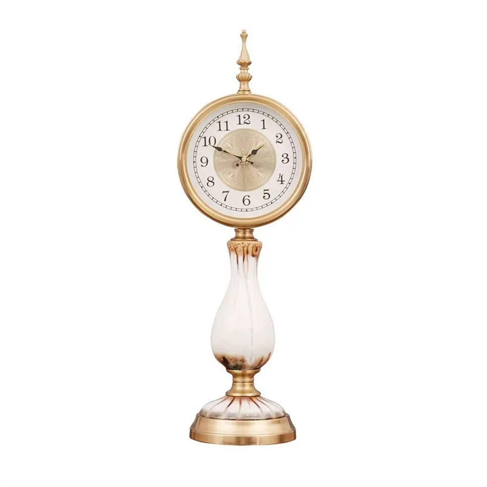 Reloj de decoración retro para una sala de estar elegante de estilo americano