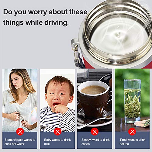 Taza eléctrica para auto 350ml con temperatura ajustable miniatura 5