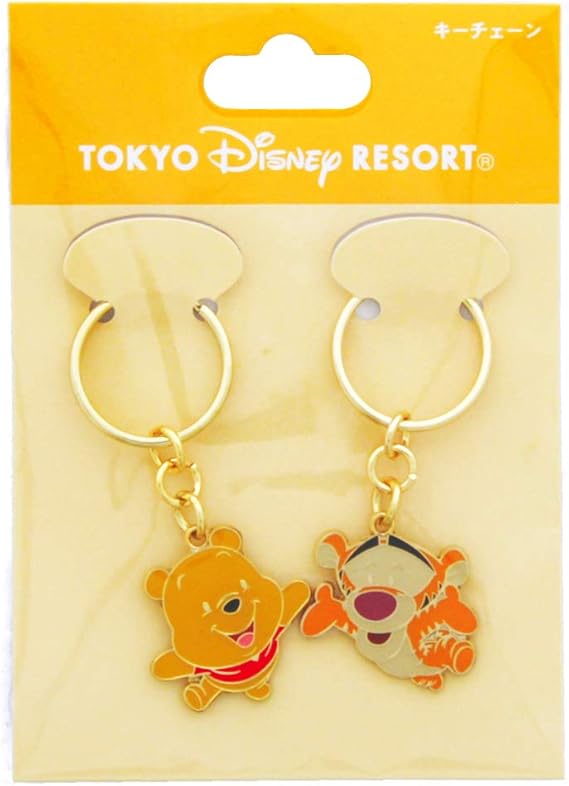 Amazon プーさん ティガー キーチェーン セット キーホルダー ペアキーチェーン くまのプーさん ディズニーリゾート限定 アニメ 萌えグッズ 通販