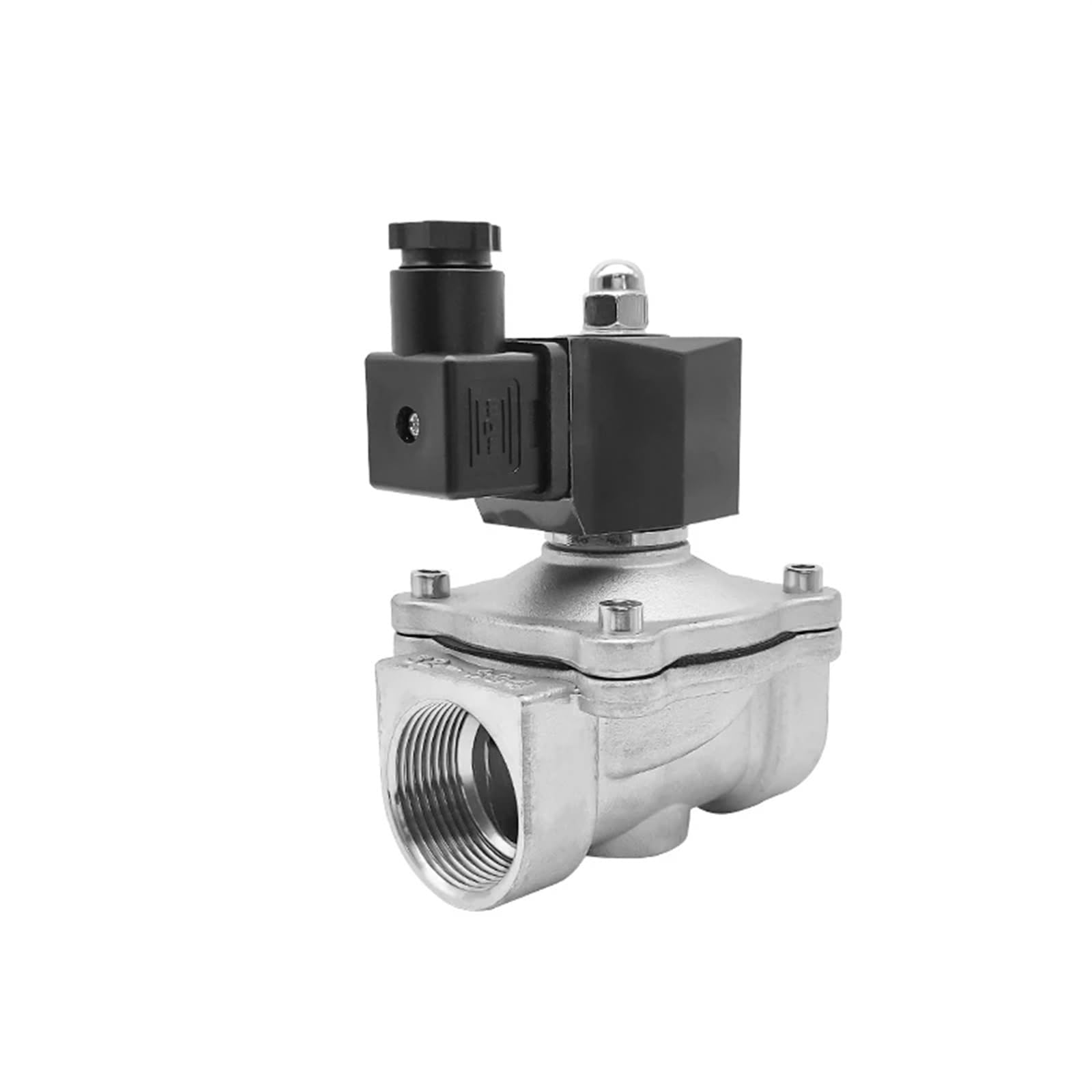 IEUMJNAT 1-1/4" Stainless Steel Solenoid Valve For Waterpoof Normally Closed 220V 12V 24V 110V(BSP-120VAC-EPDM-SEAL)