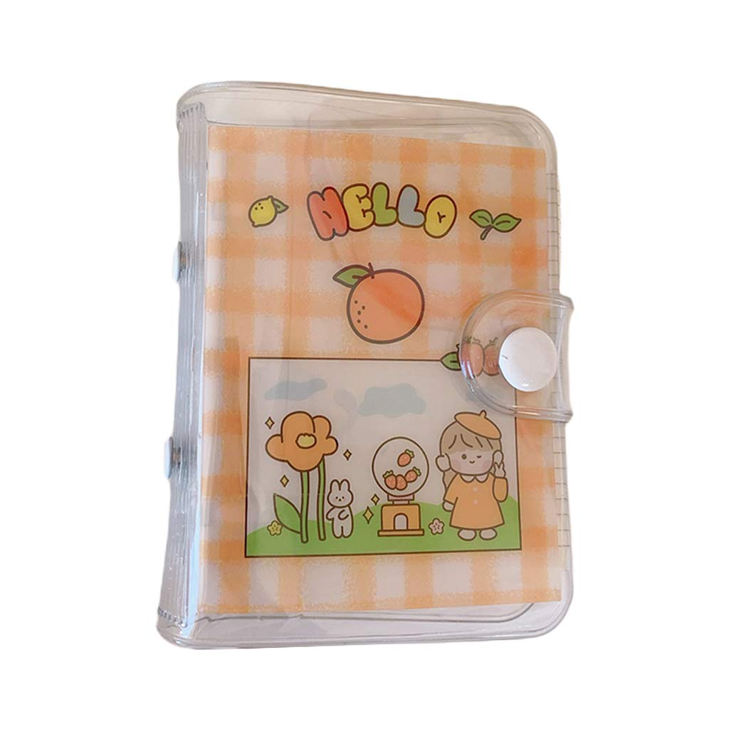 ENGPAI Loose Leaf Notebook,Kawaii Cartoon 3 Hole Loose Leaf Notebook Binder Planner Diary Journal Agenda Stationary School Supplies D#