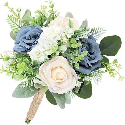 SEMONONIA 7 Inch Bridesmaid Bouquet Set