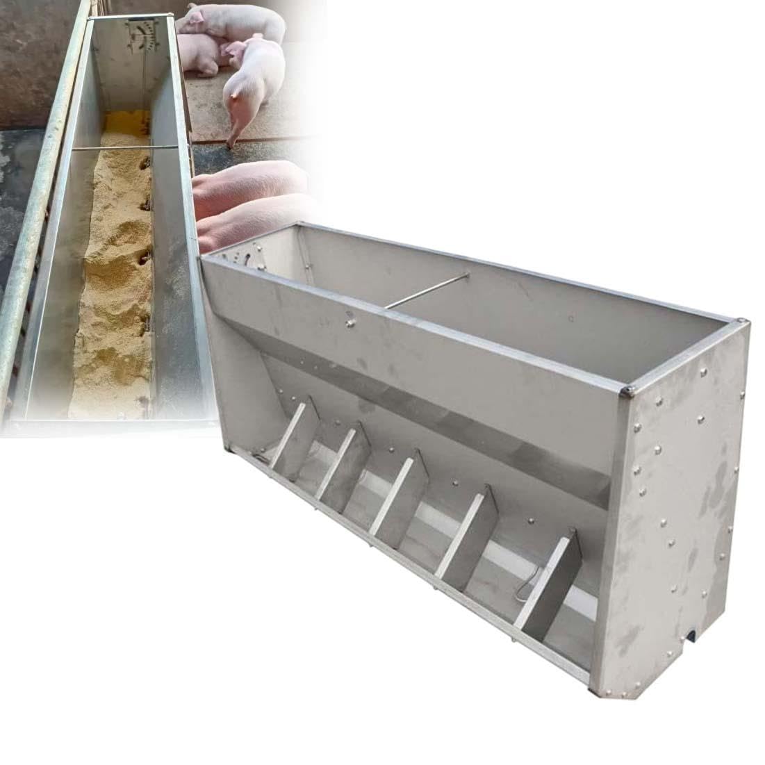 Mangiatoia automatica per suini, abbeveratoio per bestiame, in acciaio inox