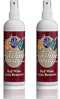 WineAway Red Wine Stain Remover - Best All-Purpose Cleaner for Wine, Blood, Coffee & Pet Stains on Clothes, Carpet, 12oz Set of 2