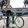 sixthreezero Urban Lady Beach Cruiser Bike, Women's Single Speed Hybrid Bicycle, 26 Inch Wheels, Mint Green with Black Seat and Grips #1