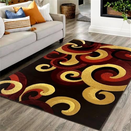 Tapis de sol salon grand format pour un espace de jeu dynamique