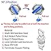ZJWZJH 19MM Key Switch 2 Position DPDT 2NO 2NC Lock Rotary Stainless Steel with Keys Select Selector Latching Keylock Pull The Key on Both Sides(19MM 2 Position 2NO2NC)