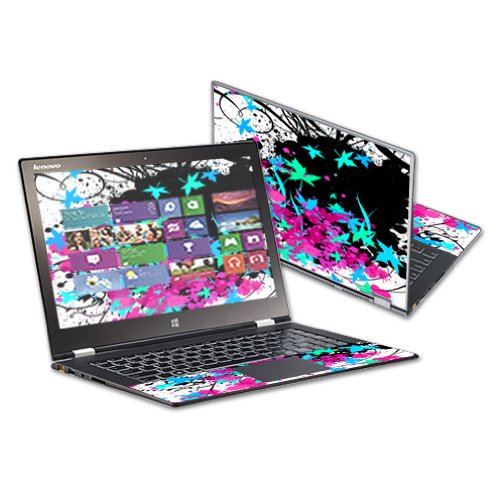 Image of MightySkins Skin Compatible with Lenovo IdeaPad Yoga 2 Pro 13.3 inch Touchscreen wrap Sticker Skins Leaf Splatter