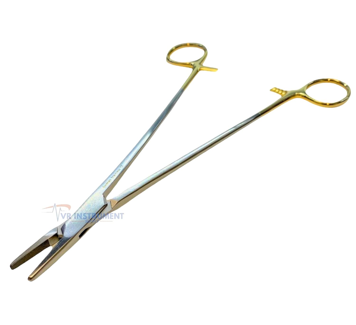 Germany Tungsten Carbide Inserts Mayo Hegar T/C Needle Holder Driver Serrated Surgical Veterinary Tools 9 inch