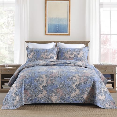 Amazon.com: camandy Cotton Bedspread Quilt Bedding Sets 3 Pieces ...