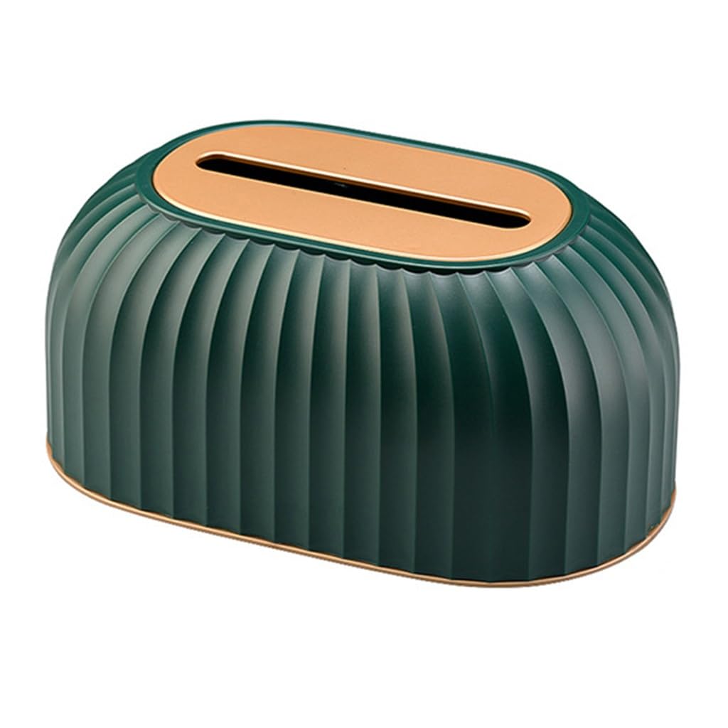 Boîte de papier toilette rayée porte-mouchoirs élégant pour salon et bureau