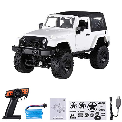 Voiture RC 1/14 HUIOP Camion Télécommandé Tout-Terrain 4WD 30 km/h