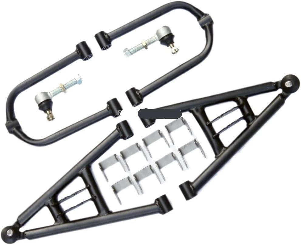 1Set 350 370mm Front Suspension Swingarm Upper Lower A FIT For 110cc GY6 150cc 200cc ATV 4 Wheels Quad Bike Buggy Go Kart Parts(370mm)