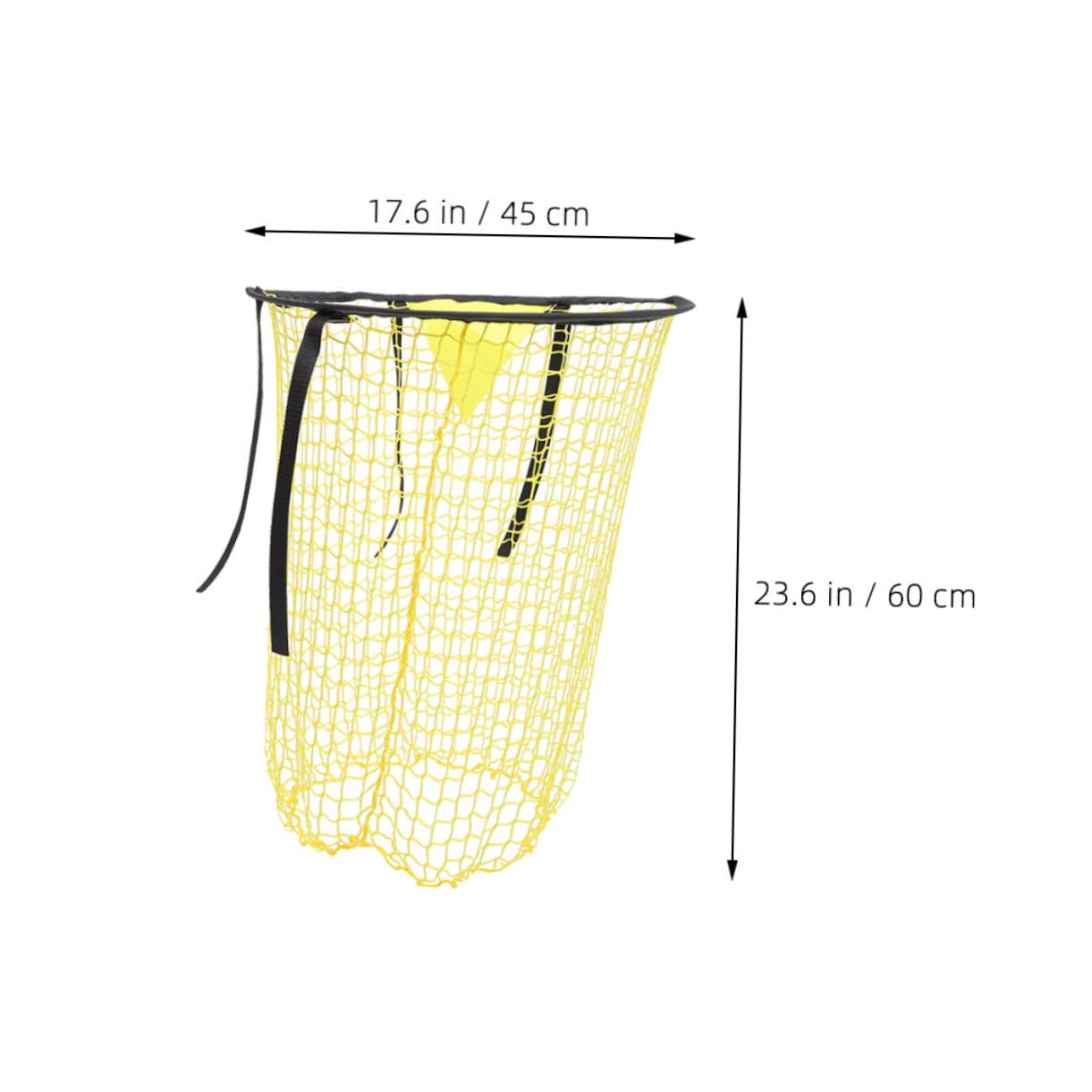 BESPORTBLE Enhance Soccer Skills 2pcs Sturdy Soccer Training Nets Portable Kicking Nets Football for Youth Practice