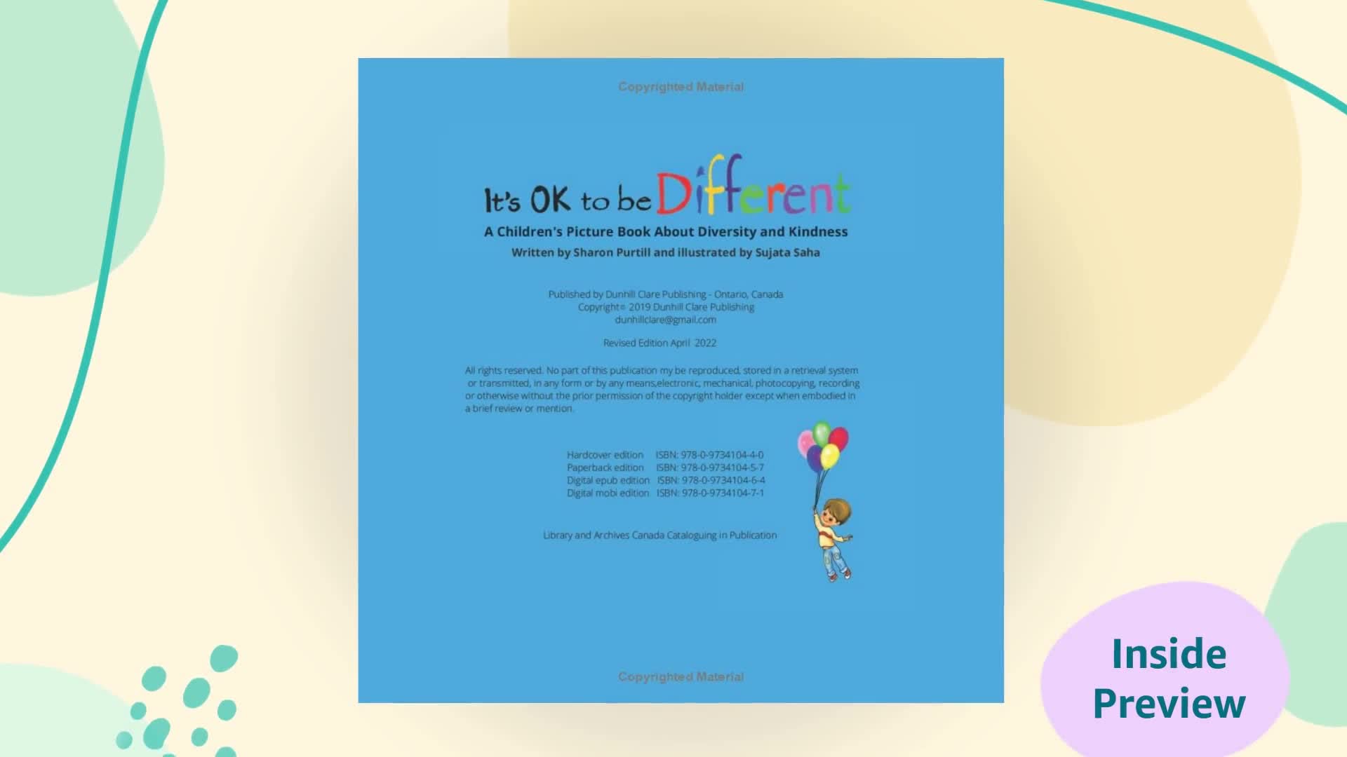 It's OK to be Different: A Children's Picture Book About Diversity and Kindness - Image 2