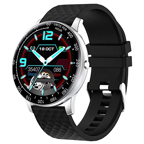 Full Touch Color Screen Activity Tracker Heart Rate Blood Pressure Monitor Health Fitness Tracker Electronic Clock Smart Watch for Android iOS