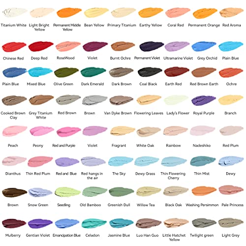 Paul Rubens Oil Pastels, 72 Floral Colors Artist Soft Oil Pastel Set Vibrant and Creamy - Image 4