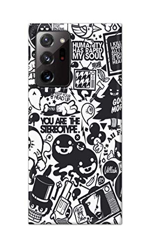 Image of Printed Hard Back Cover Case for Samsung Galaxy Note 20 Ultra 4G | Note 20 Ultra 5G Back Cover (Mixed Cartoon) -1302
