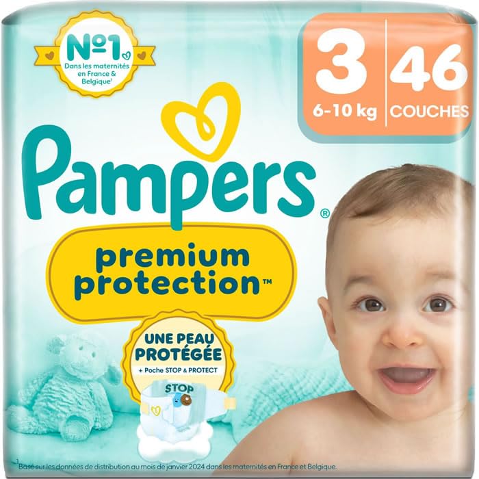 Pampers Couches Premium Protection T3 x46
